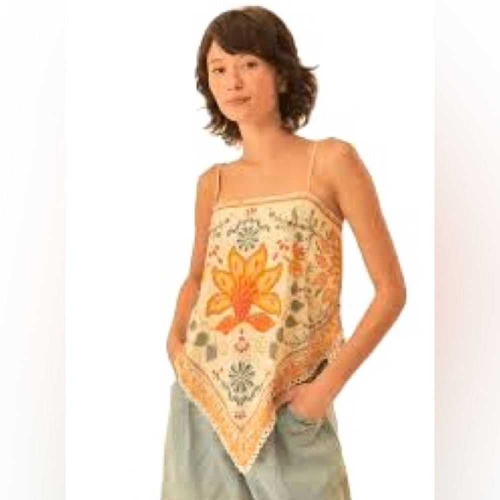 FARM Rio Floral Print Top